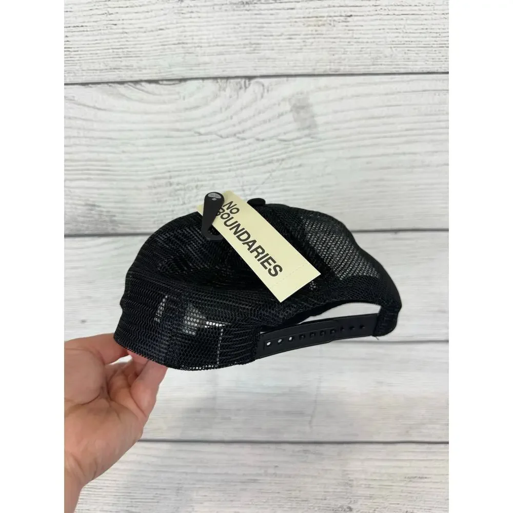 No Boundaries Women's Black Coastal Cowgirl Embroidered Trucker Cap